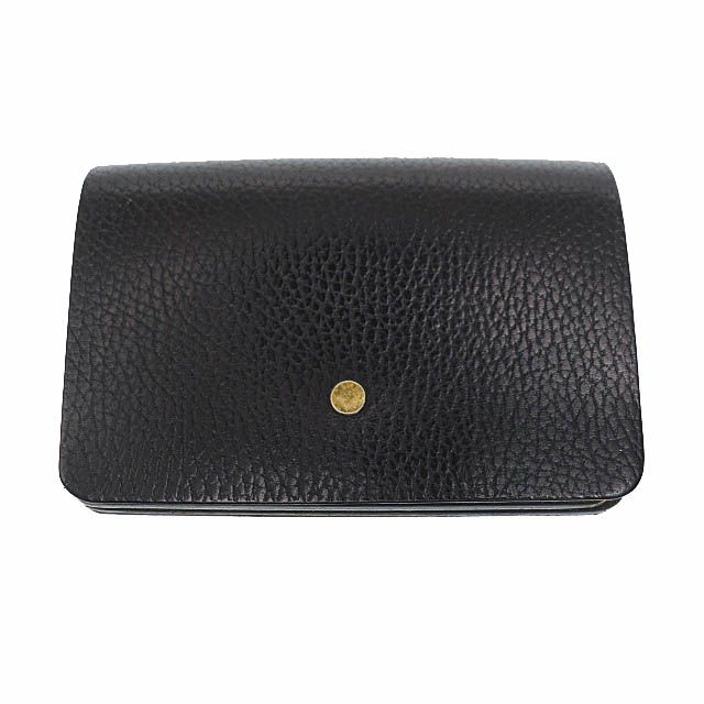 FORME フォルメ Hand Wallet Embossed buttero エンボス加工 ハンド ウォレット レザー 二つ折り 財布 黒 ブラック  ブランド古着ベクトル 中古○△□241110 - メルカリ