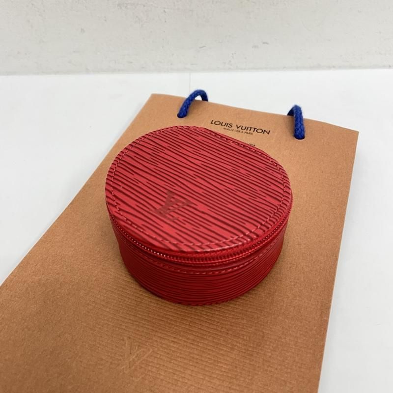 LOUIS VUITTON - ルイヴィトン エピ 宝石ケース エクランビジュー Ｍ４８２２７ ビジューケース LOUIS VUITTON 美品 ルイヴィトン エピ 宝石ケース エクラン
