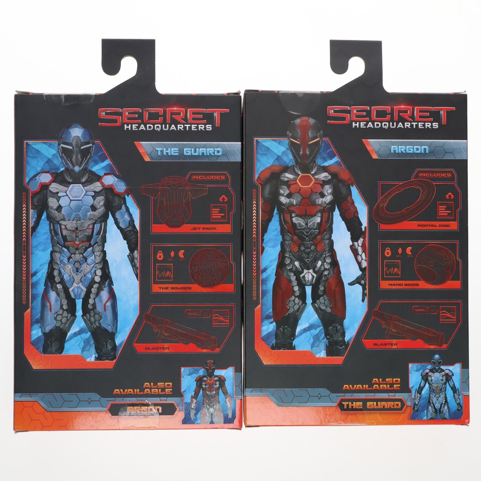 clette - 7インチ アクションフィギュア ザ・ガード&amp;アルゴン Secret Headquarters(シークレットヘッドクオーター) 完成品 可動フィギュア ネカ/豆魚雷 7インチ アクションフィギュア ザ・ガード&アルゴン Secret
