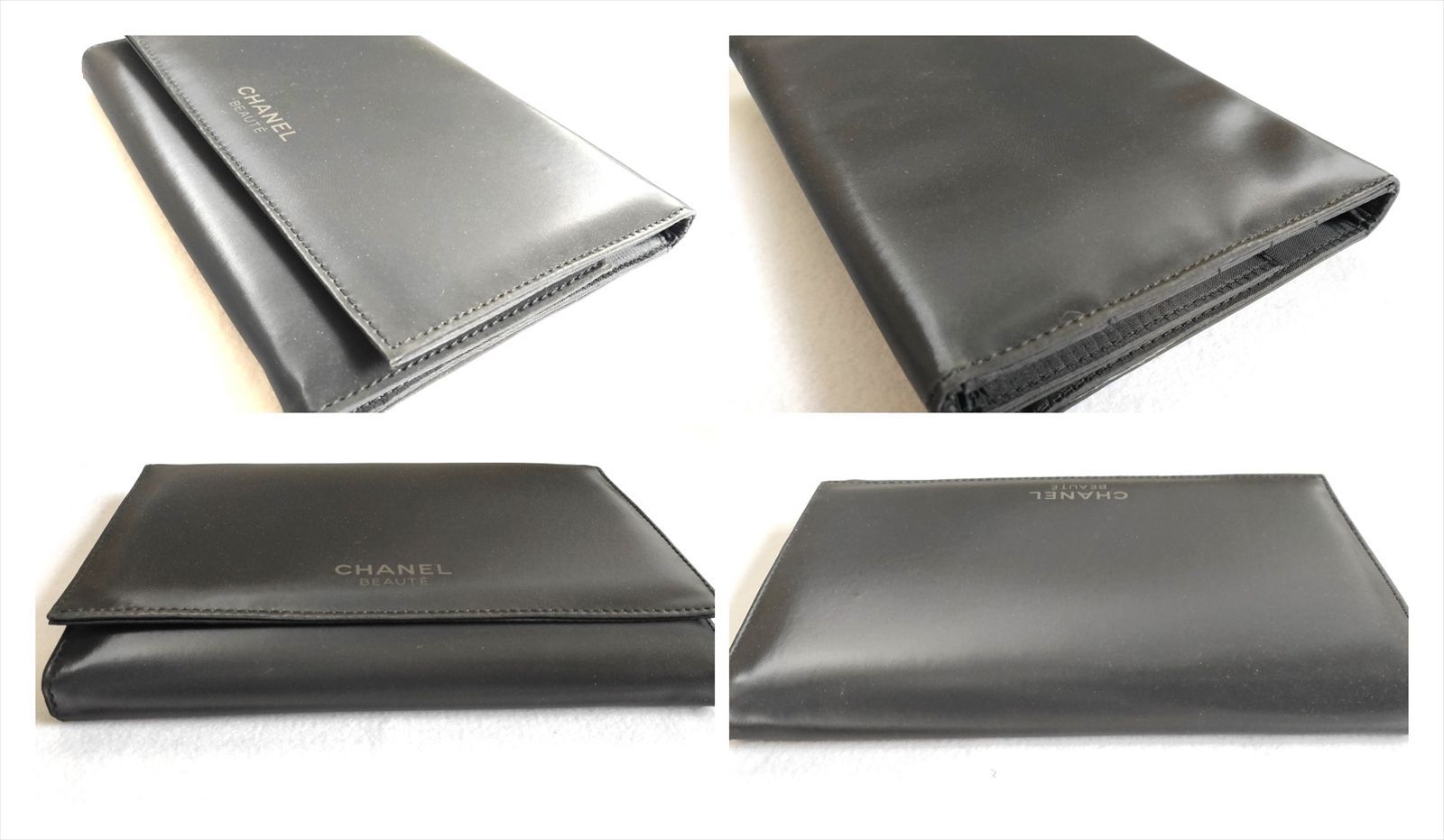 シャネル CHANEL メイクポーチ 化粧ポーチ ブラシケース ブラシ3本 未