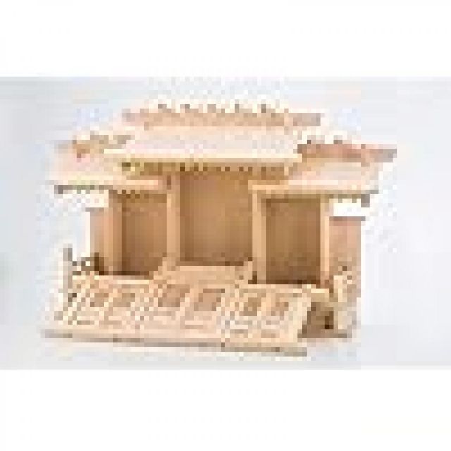 静岡木工 神棚の里 屋根違い三社 桧 大 神棚 ATMAENTERPRISE_COM