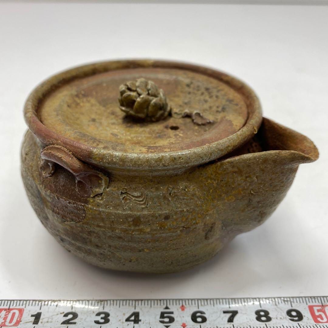 在銘 備前 宝瓶 トトル 直径8㎝ 東山5-1209 2F