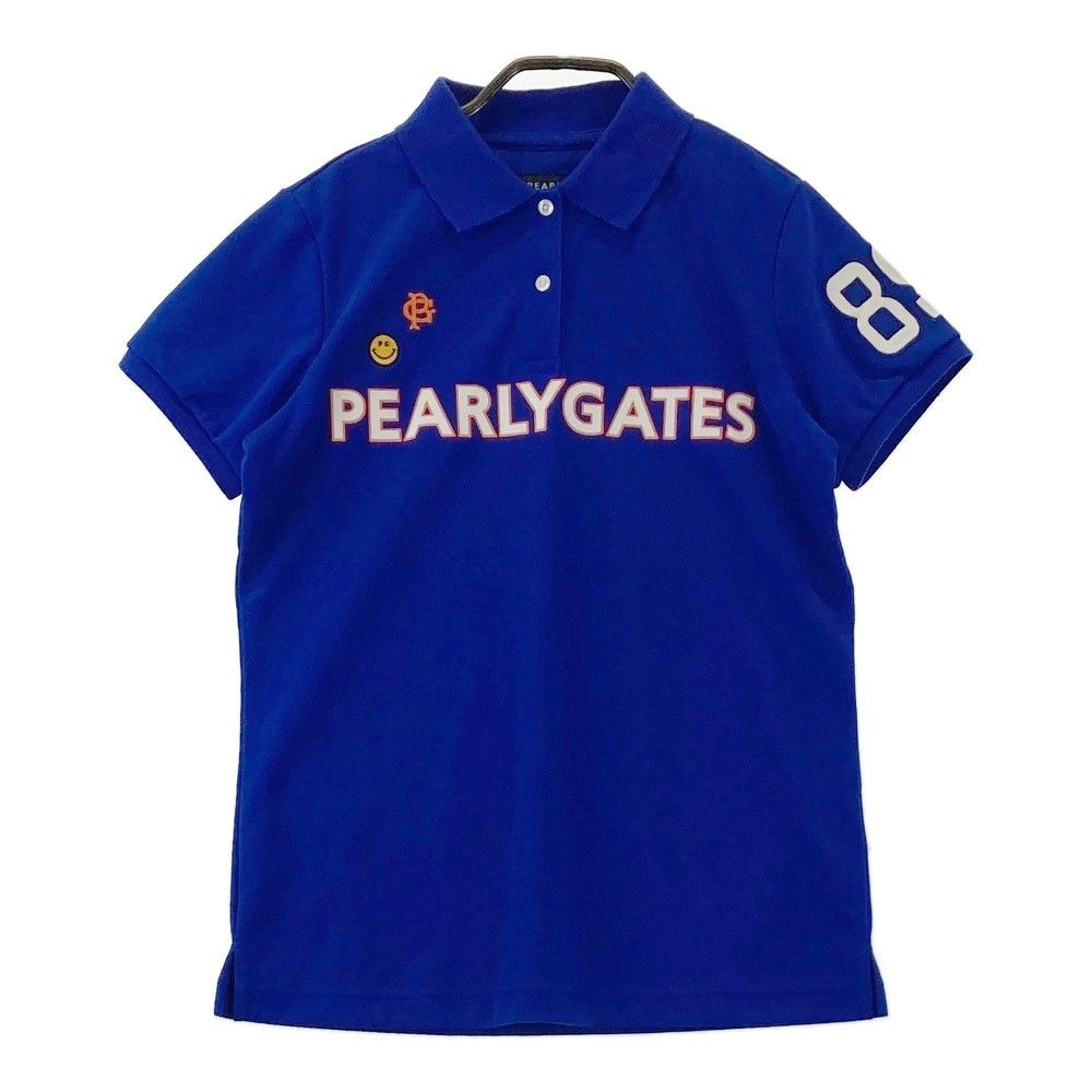 サイズ：0 PEARLY GATES パーリーゲイツ 半袖ポロシャツ ニコちゃん