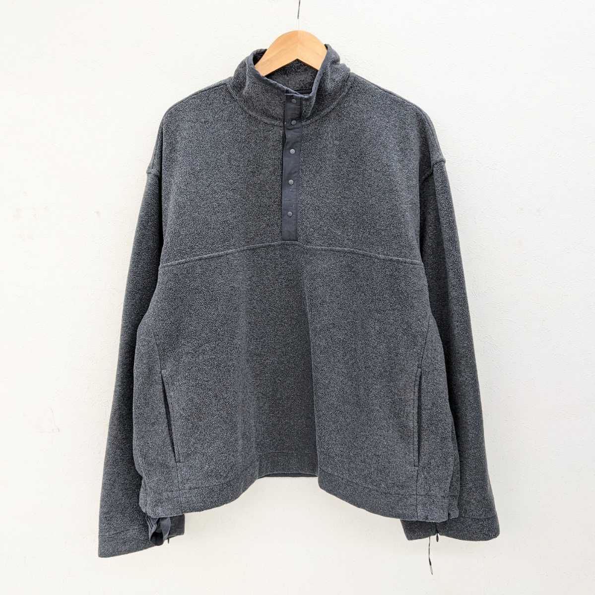 20AW stein フリースジャケット OVERSIZED FLEECE TOP オーバーサイズ ST.187 サイズM グレー ポリエステル