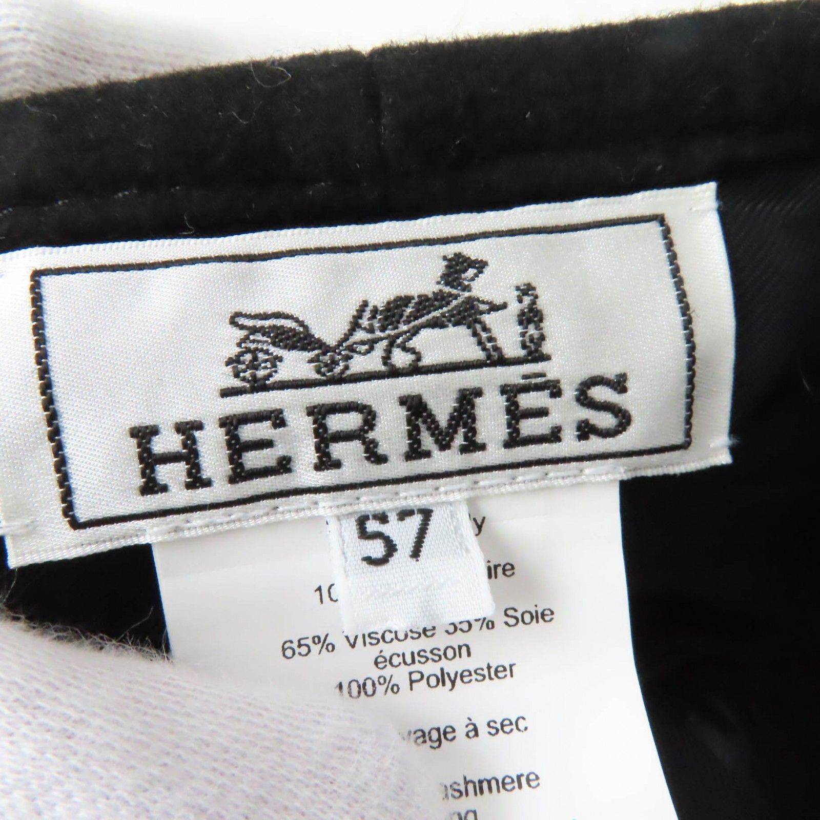 超極美品HERMES サントノーレ ベレー帽　カシミア 57サイズ 未使用品☆HERMES エルメス サントノーレ カシミヤ100