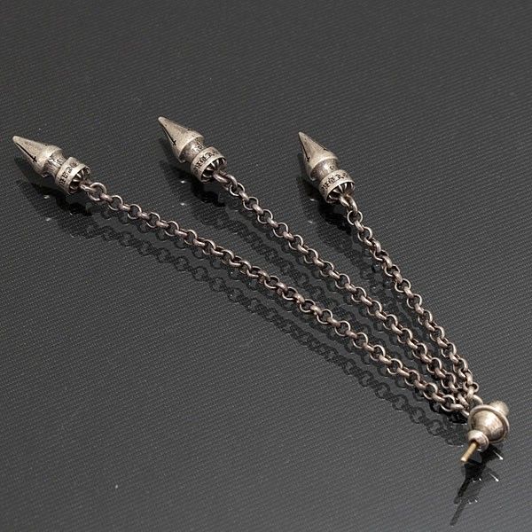 専用　CHROME HEARTS  クロムハーツ　チェーンスパイクピアス クロムハーツスパイクドロップピアス|クロムハーツ通販専門店