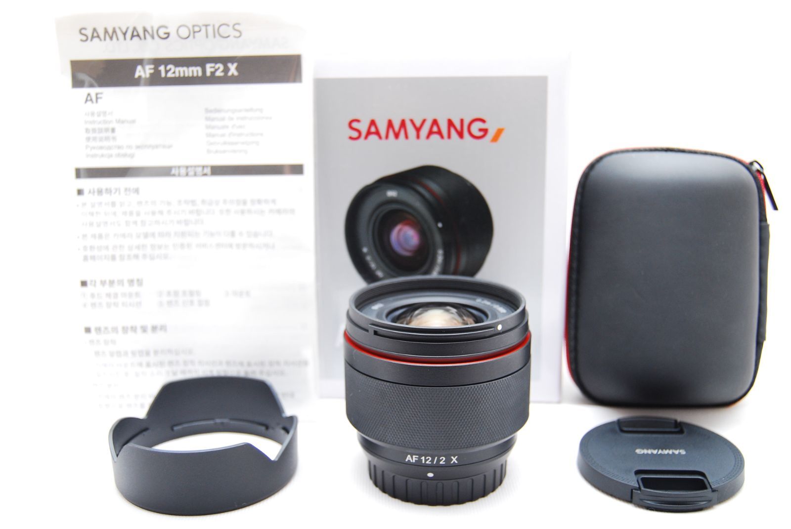 Samyang 単焦点レンズ 12mm F1.2 富士フイルムXマウント用 Samyang 単焦点レンズ 12mm F1.2 富士フイルムXマウント用 Samyang 単