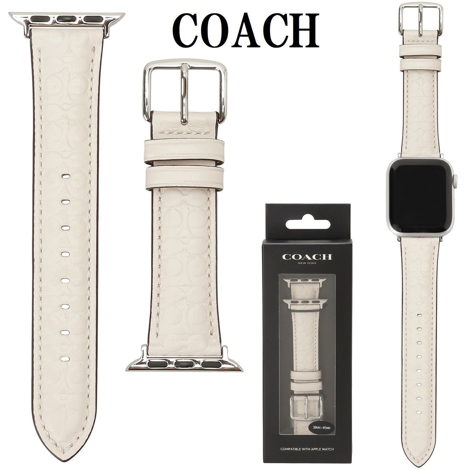 コーチ COACH 14700209 38mm 40mm 41mm アップルウォッチ ストラップ