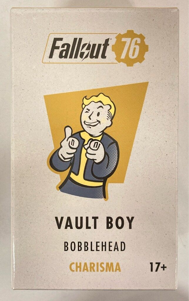 DPIPROMO VAULTBOY BOBBLEHEAD FALLOUT 76 CHARISMA