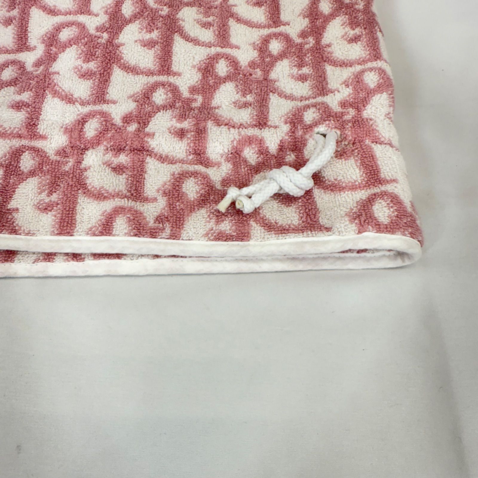 Diorパイル生地ポーチ ディオール Dior パイル ポーチ バッグ ピンク