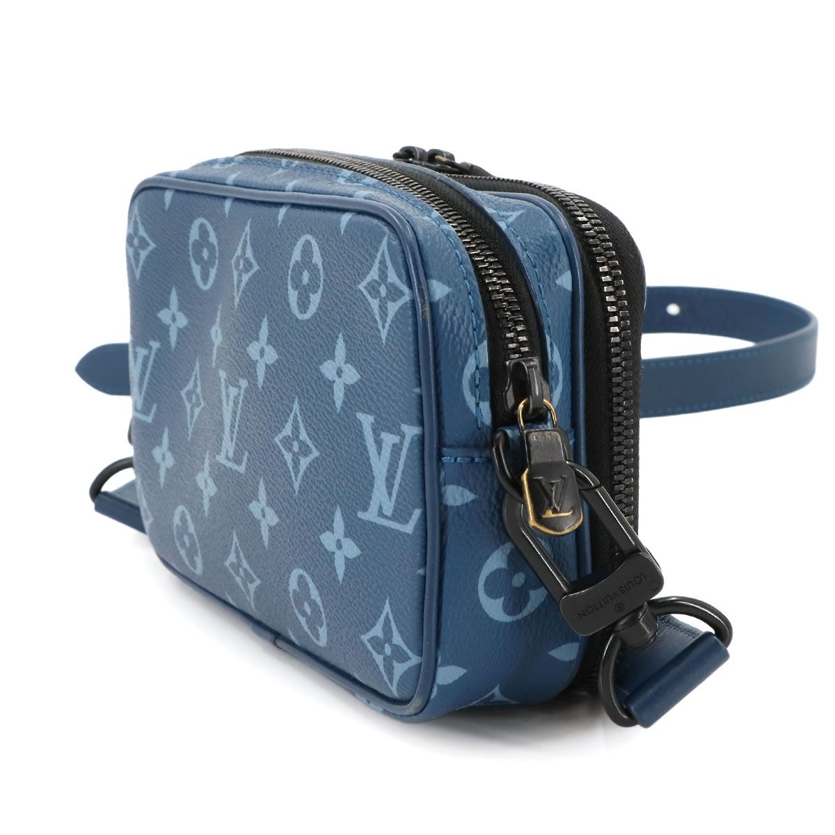 美品 ルイ ヴィトン LOUIS VUITTON モノグラム トーン ナノ アルファ 