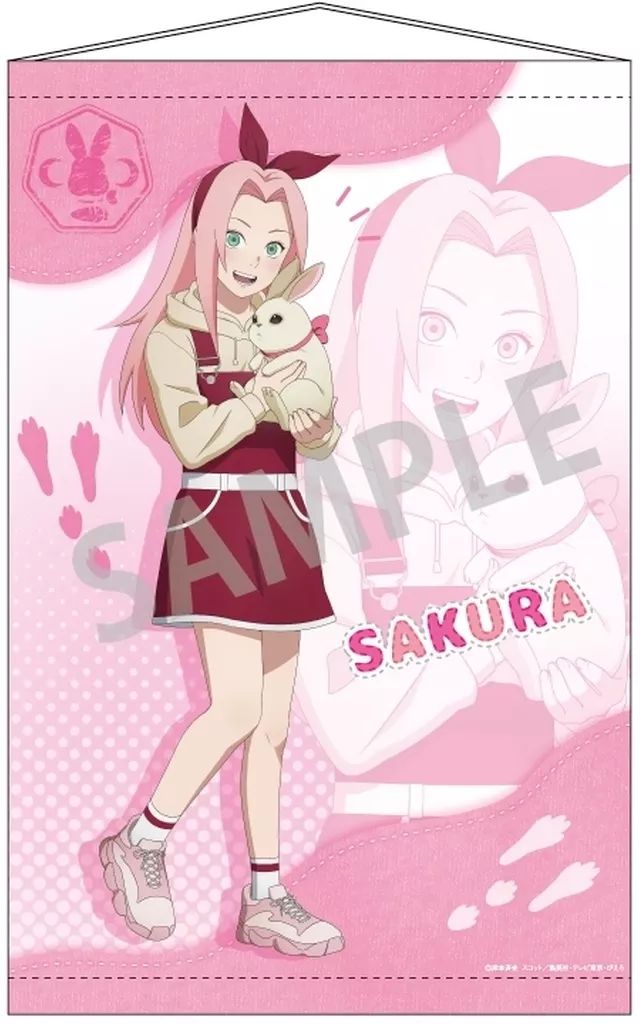NARUTO サクラ秘伝　タペストリー　春野サクラ【最終出品】 NARUTO サクラ秘伝 タペストリー 春野サクラ【最終出品】 春野