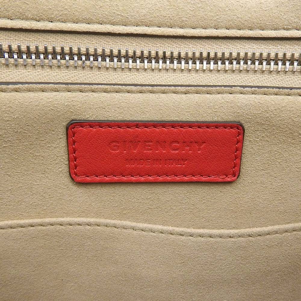 【本物保証】 希少 レア 超美品 ジバンシー GIVENCHY シャーク ミディアム 2WAYバッグ ハンドバッグ ショルダーバッグ レッド ジバンシィ