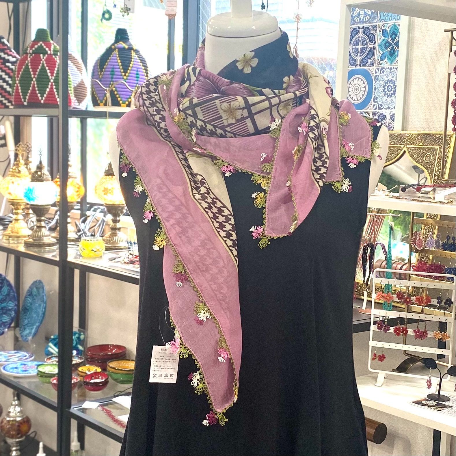 トルコの伝統工芸・人気の「オヤスカーフ」商品番号③ カジュアル