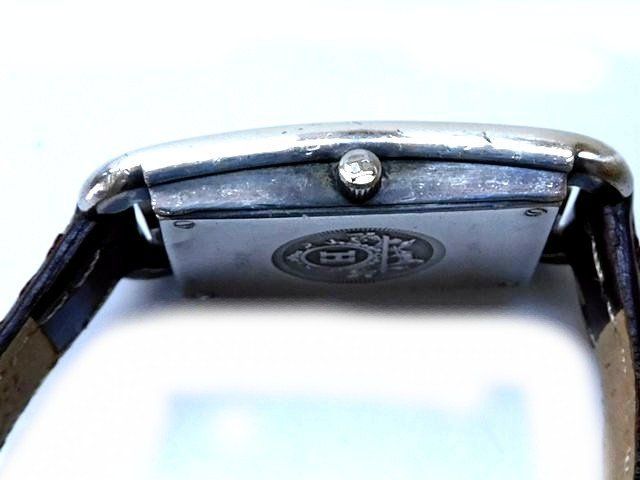 HERMES エルメス ナンタケット NA1.250 □ クオーツ アイボリー
