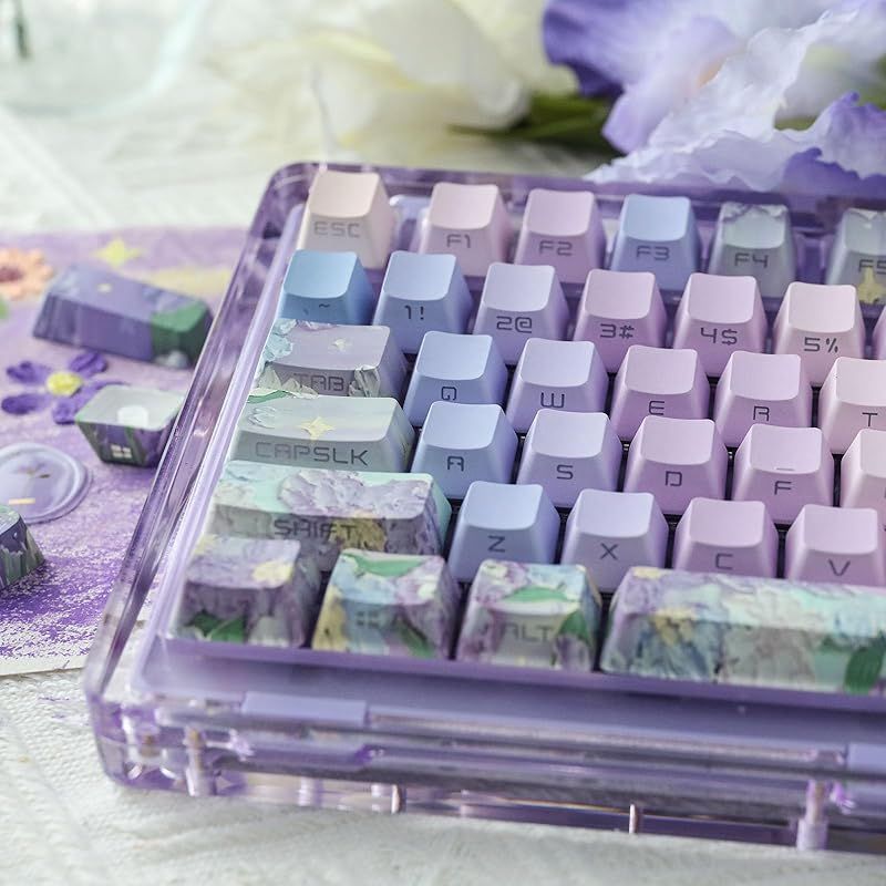 KiiBOOM Violet キーボード キーキャップ OEMプロファイル KiiBOOM Violet Keycap Set