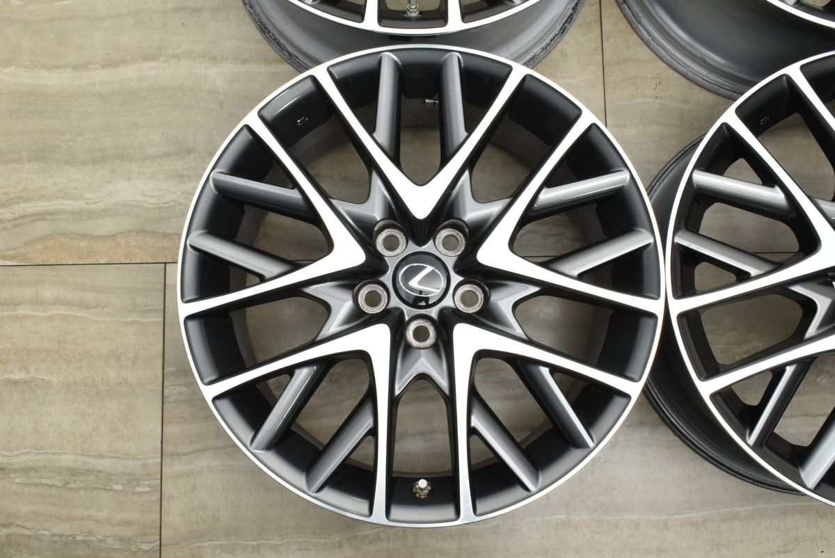 美品レクサスES純正19インチ.GS.ISにも可能8J、ET45空気圧センサー付