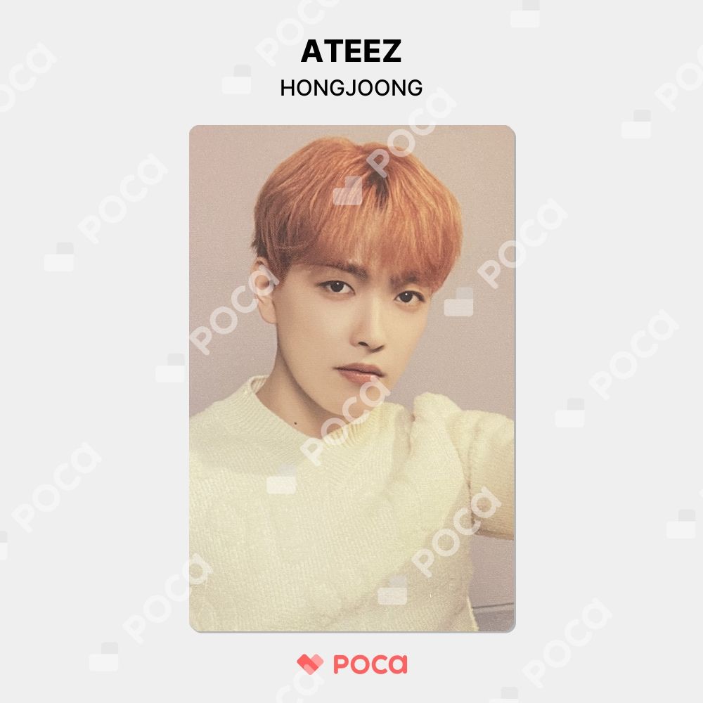 ￼ATEEZ HONGJOONG PHOTOCARD ホンジュン　トレカ ATEEZ Hongjoong Season's Greetings 2023 Limited Official