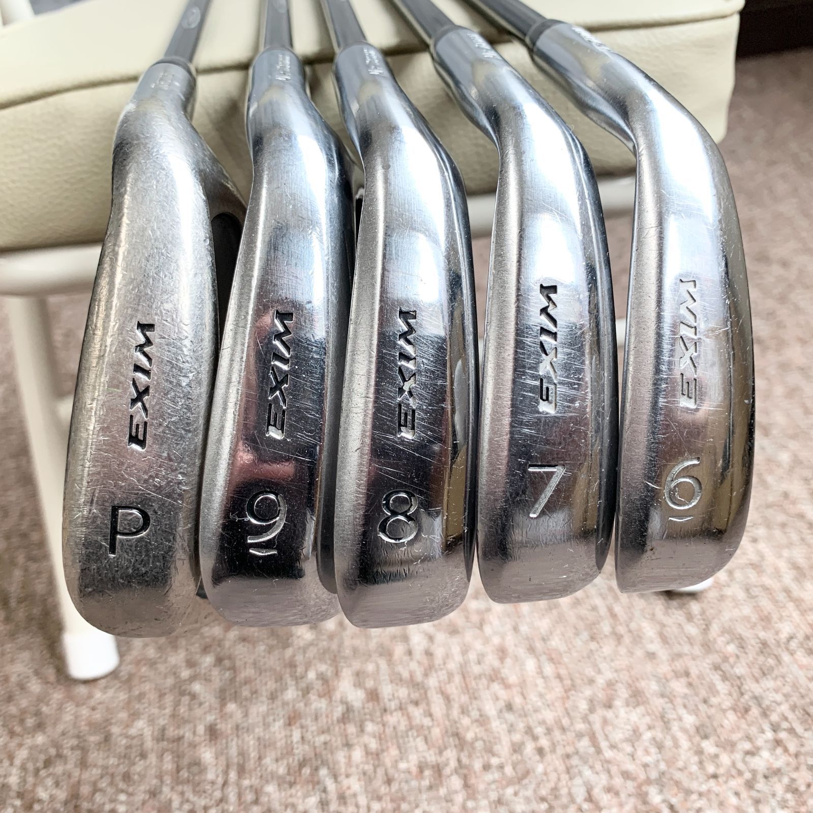 maruman マルマン アイアン SYSTEM カーボンシャフト 5本セット EXIM 