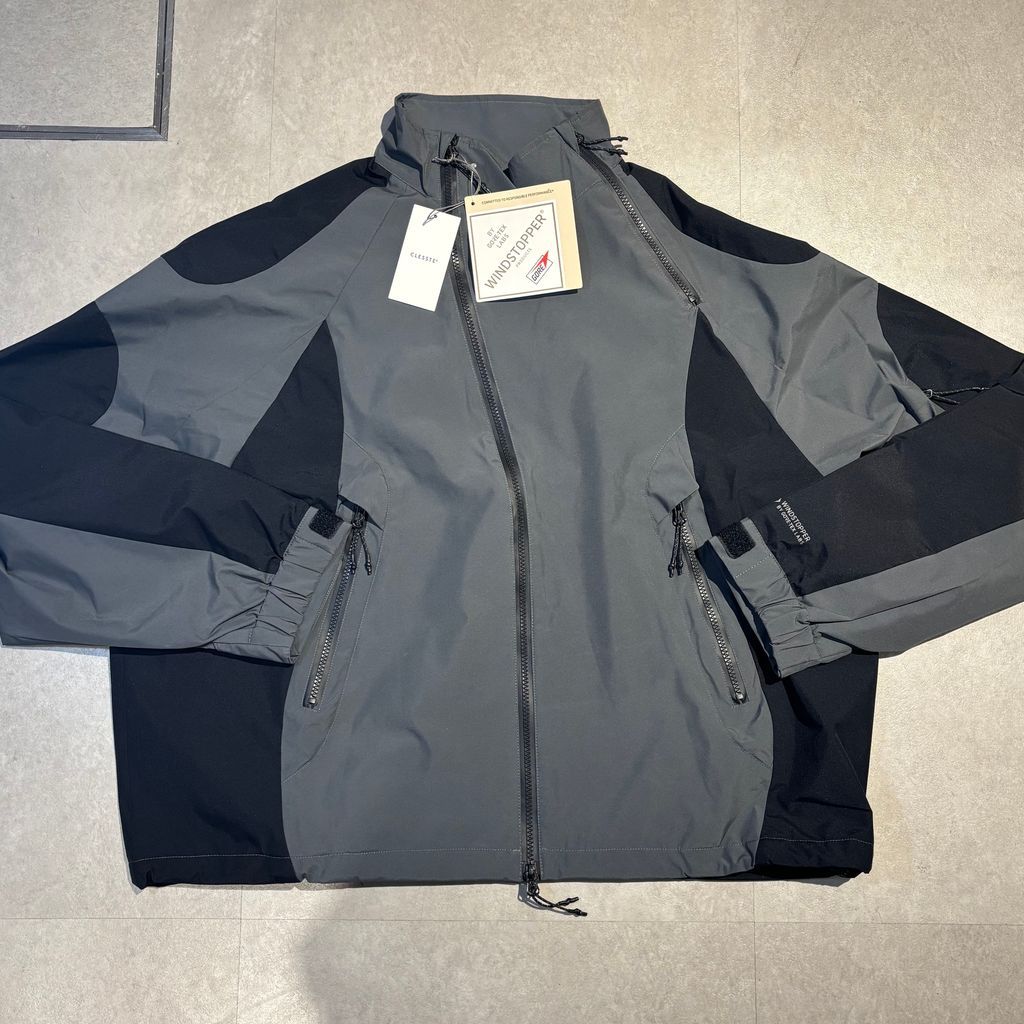 PHENIX×clesste サイドウィンドジャケット グラファイトグレー CLESSTE +PHENIX WINDSTOPPER® BY GORE-TEX LABS CITY