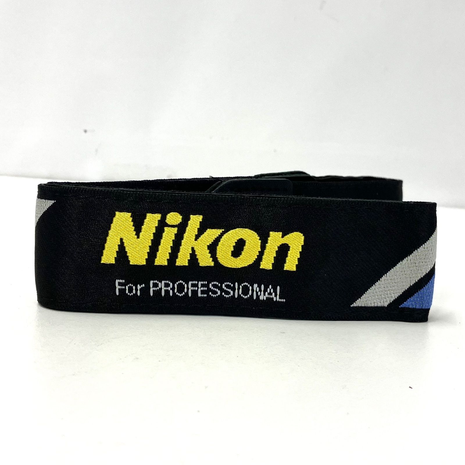 248756】 Nikon 純正 カメラストラップ for professional 黒×グレー