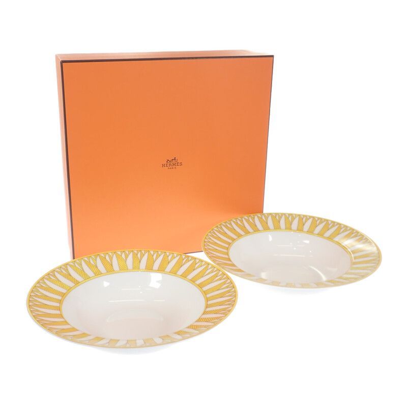 エルメス お皿 2枚組（未使用 保管品 HERMES エルメス アフリカ