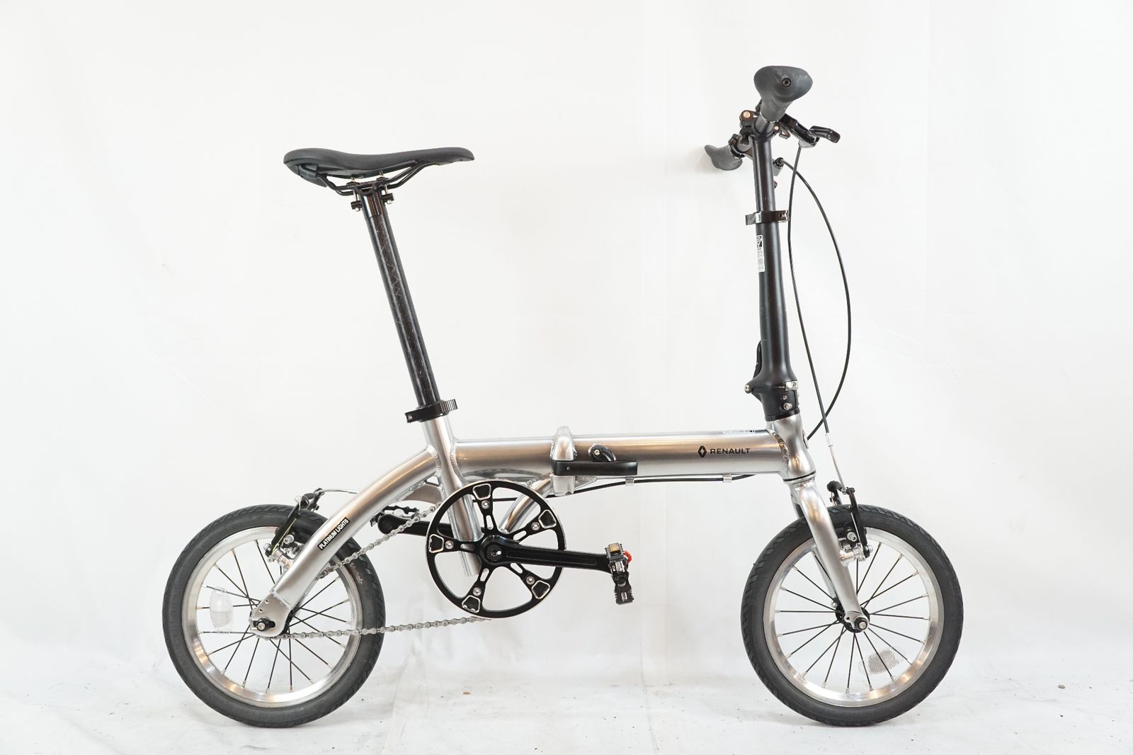 PLATINUM LIGHT6 折りたたみ自転車 シルバー platinum light6」の人気