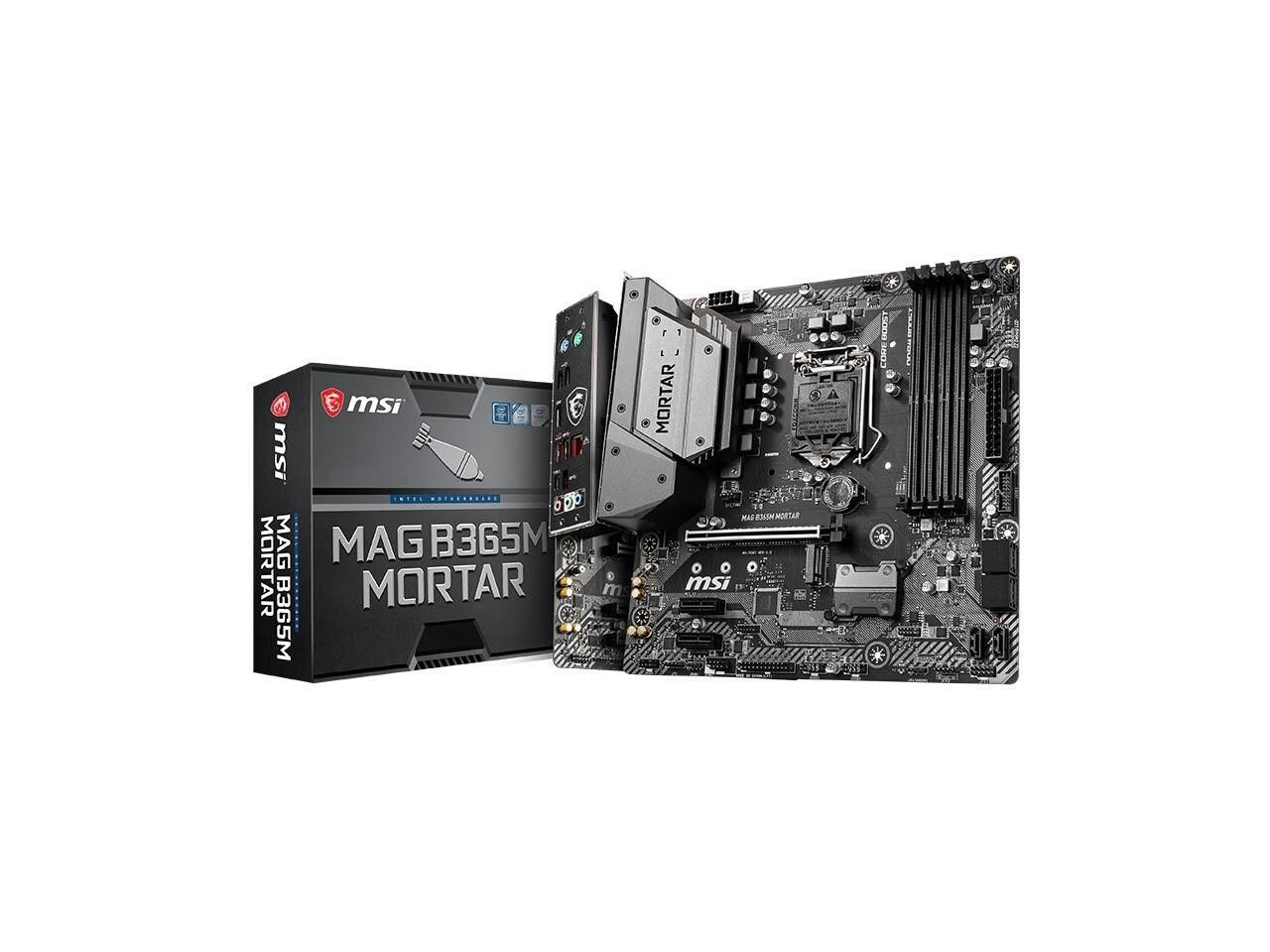 MSI MAG B365M MTAR LGA 1151 インテル B365 SATA 6Gb|s マイクロ ATX インテル マザーボード