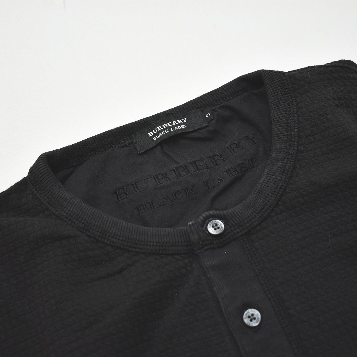 刺繍ロゴ】 バーバリー ブラックレーベル BURBERRY BLACK LABEL 