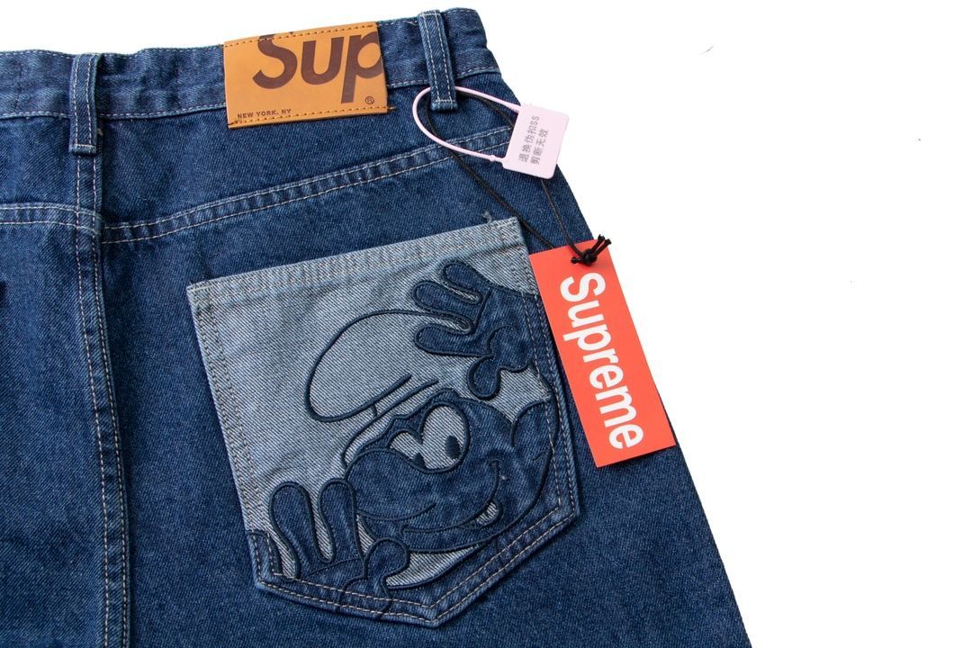 supreme smurf jeans スマーフ デニム ジーンズ W30パンツ - デニム