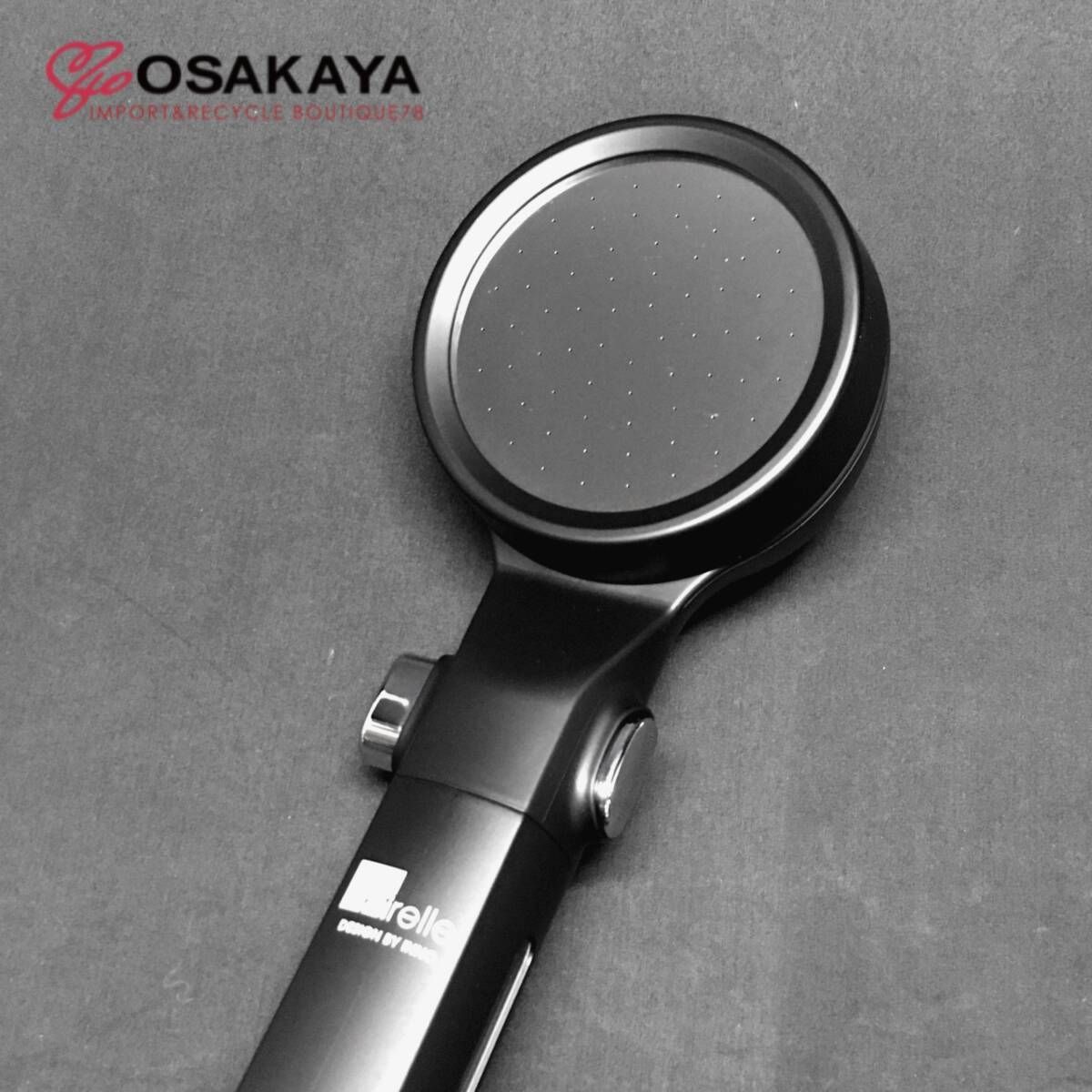 Pfrelle マイクロバブルシャワーヘッドセット ABS樹脂 ステンレス PCプラスチック ブラック プレル 角質