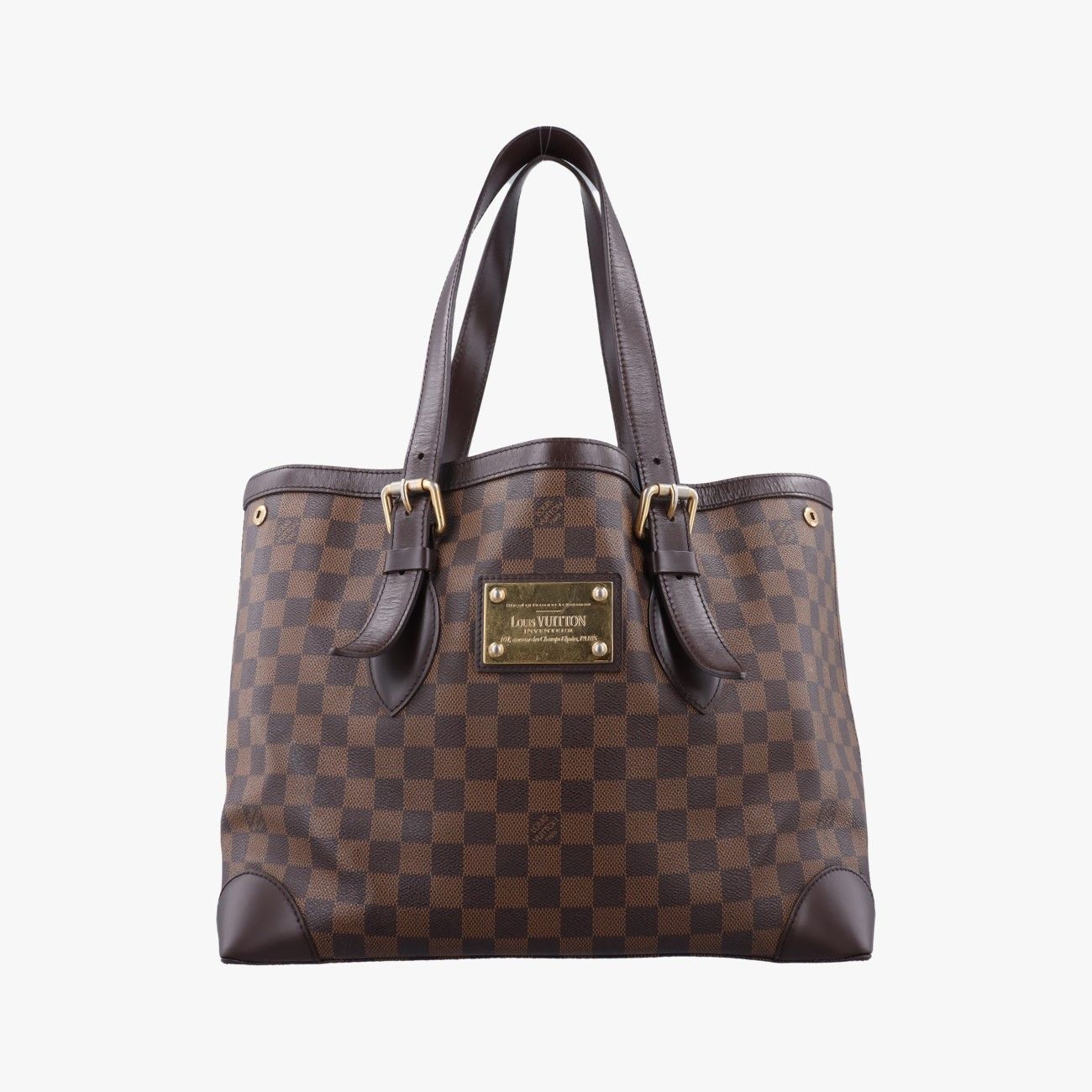 ルイヴィトン ダミエ・アズール ハムステッドPM バッグ 美品 LOUIS