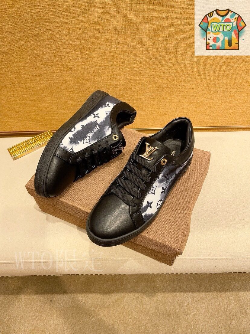 louis vuitton メンズシューズ　新品☆ Louis Vuitton ルイ・ヴィトン メンズ レザー カジュアル