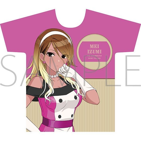 Tシャツ 和泉愛依 60’sレトロ フルグラフィックTシャツ フルカラー Lサイズ アイドルマスター シャイニーカラーズ 6th Anniversary 60’sレトロフェア アパレル