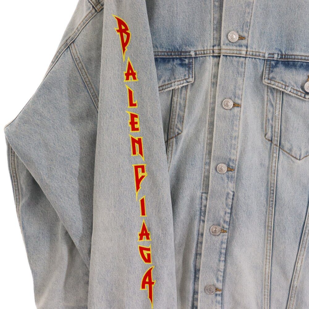 BALENCIAGA (バレンシアガ) 22SS Metal Logo Oversized Denim Jacket