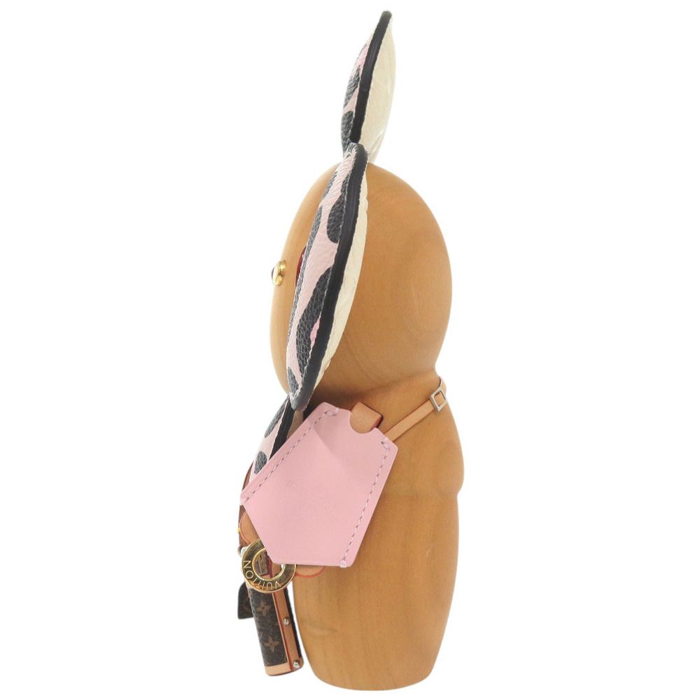LOUIS VUITTON - 新品同様 ルイ ヴィトン ワイルドアットハート ヴィヴィエンヌ GI0657 ウッド/レザー ピンク レオパード オブジェ LV 1284【中古】LOUIS VUITTON 新品同様 ルイ ヴィトン ワイルドアットハート ヴィヴィエンヌ