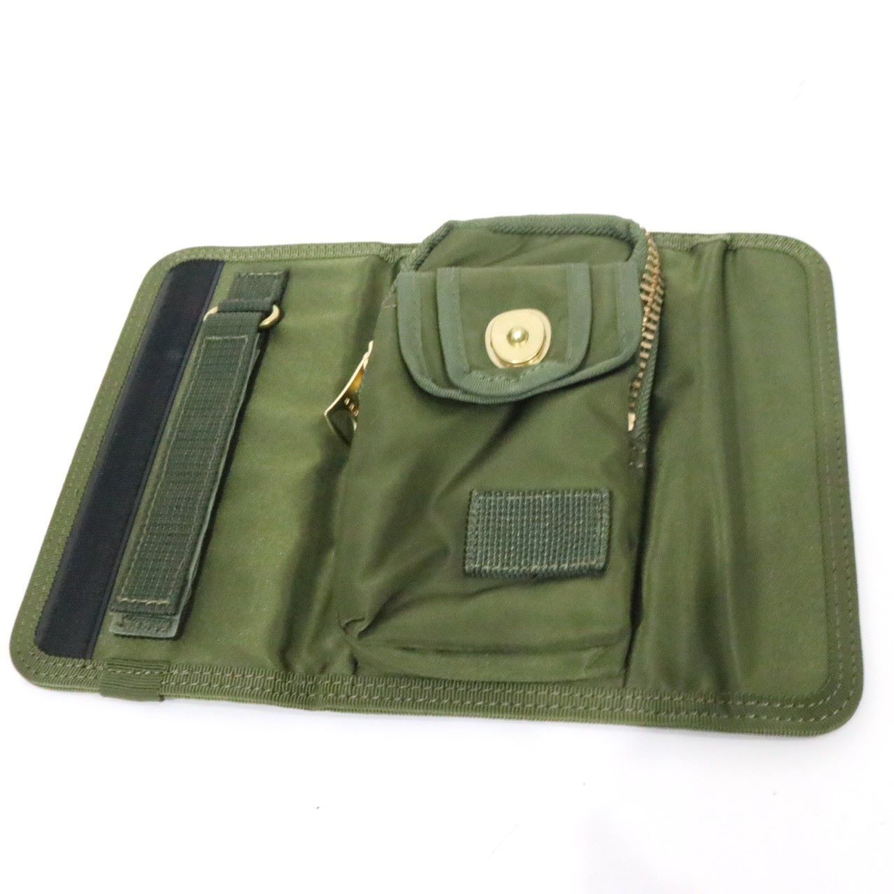 sacai - 【中古A】sacai サカイ × PORTER ポーター スマホケース iPhone ケース 手帳型 小物入れあり カーキ ナイロン ミリタリー 中古A 古着 中古A】sacai サカイ × PORTER ポーター スマホケース iPhone