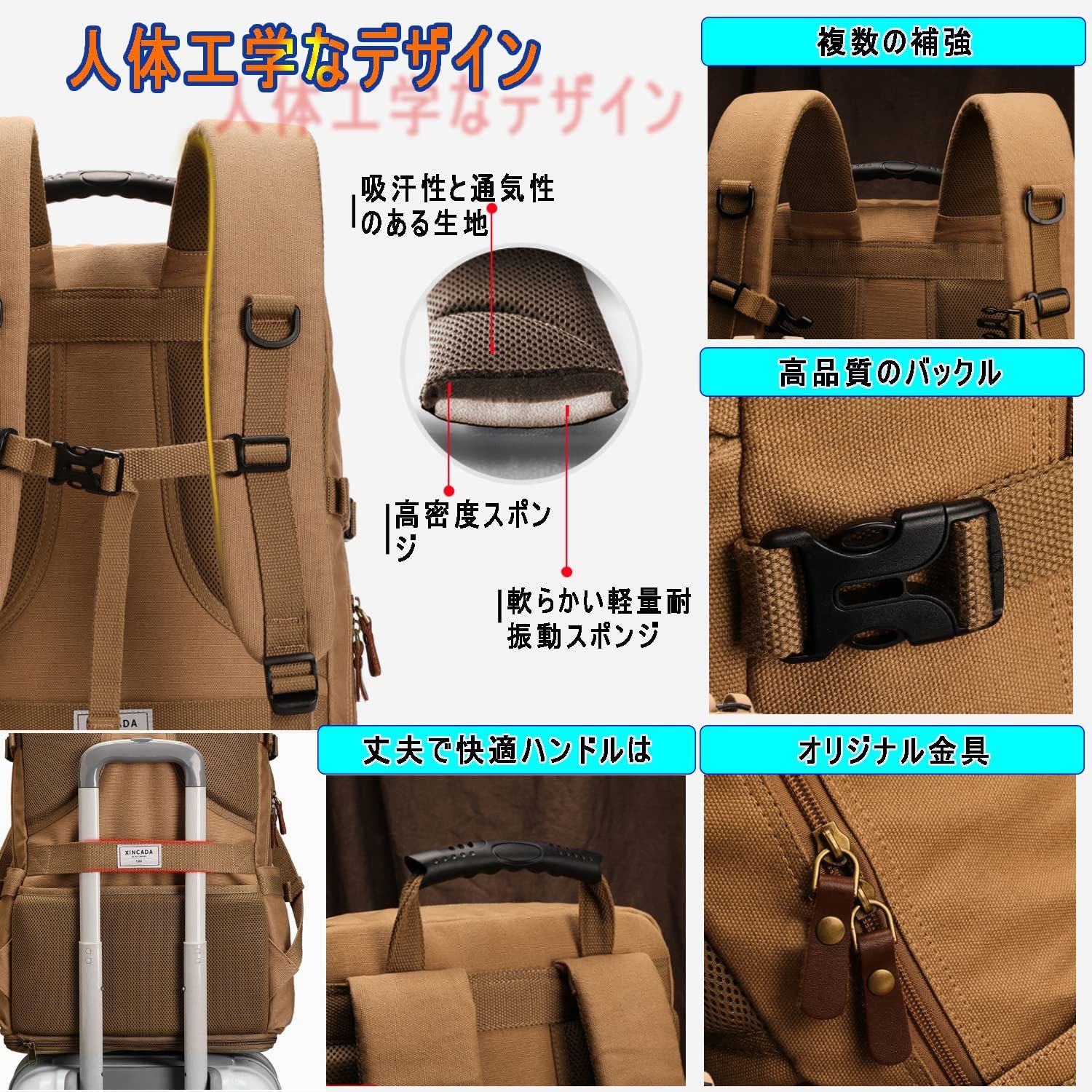 大容量 登山リュック 75L リュックサック バックパック : shrradoo