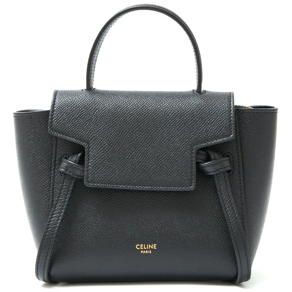 良品 バーバリー 回転式 メンズベルト グレイニーレザー 黒 紺