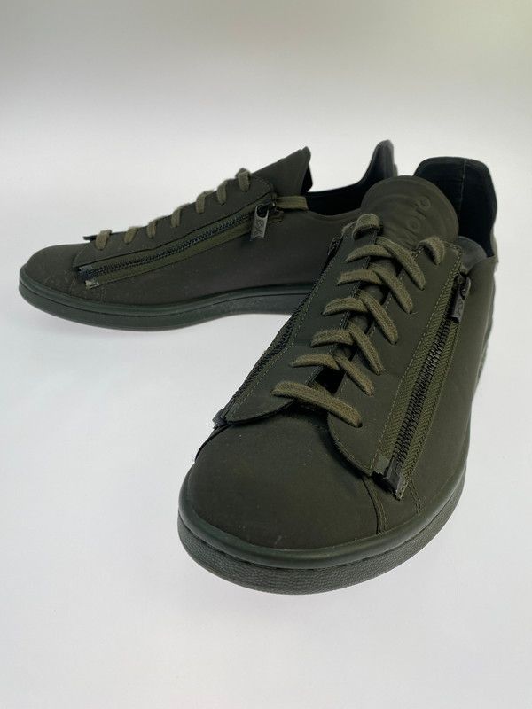 Y-3 ワイスリー Y-3 CG3208 ×ADIDAS ORIGINALS STAN ZIP DARK OLIVE 163-250524-ks-09-min