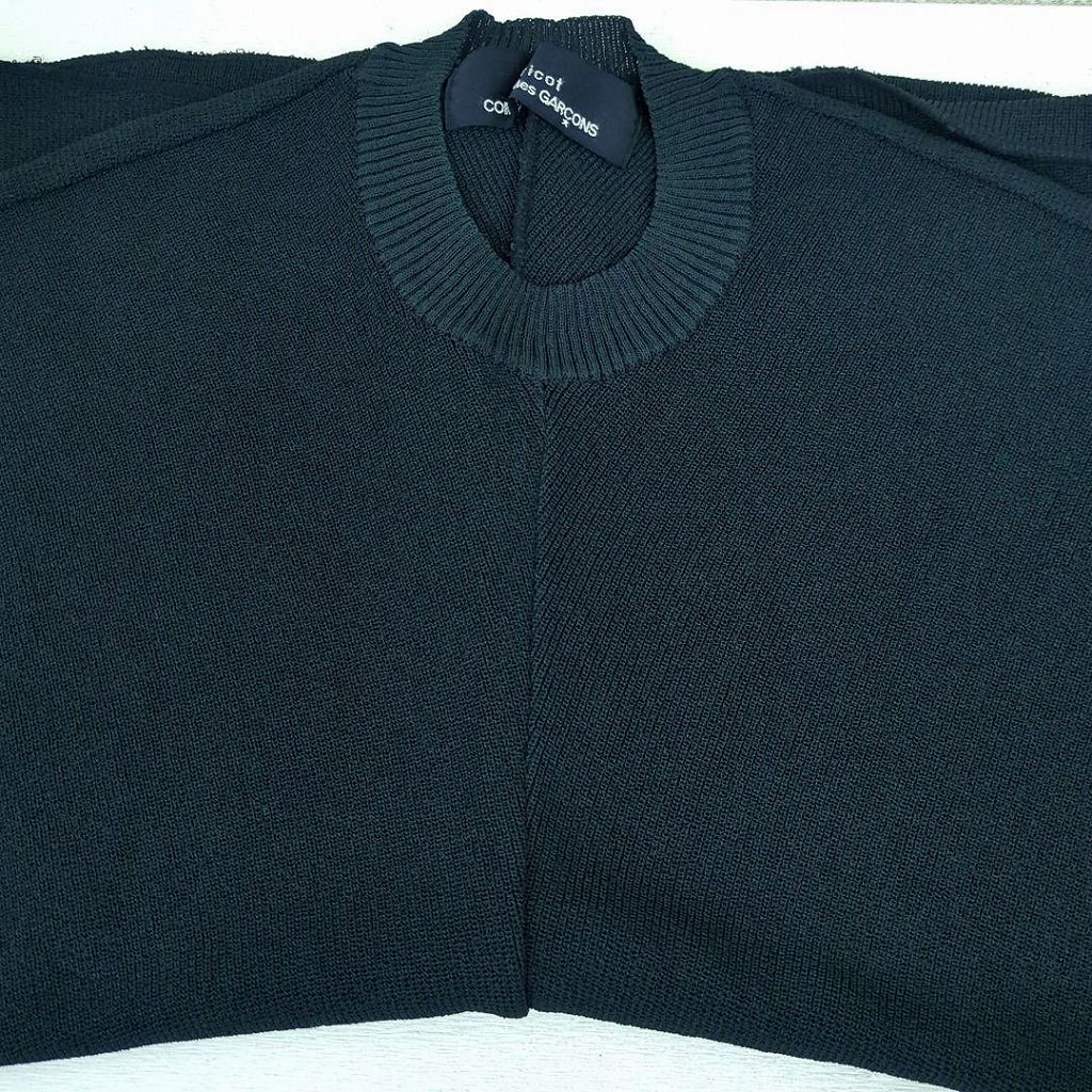comme des garcons コムデギャルソン ニット ベスト ブラック