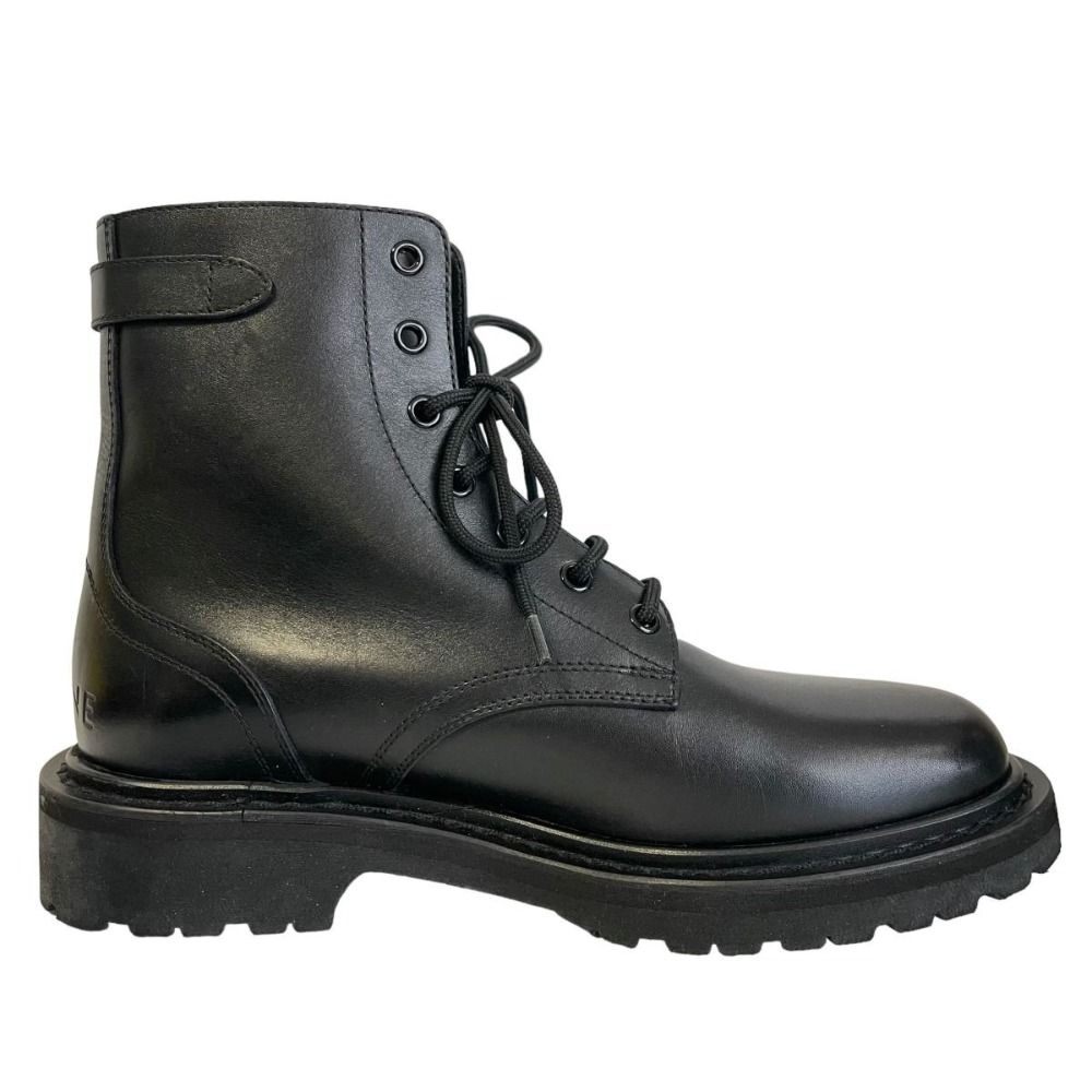 美品 CELINE セリーヌ エディ期 BUCKLE LACE UP BOOTS レザー