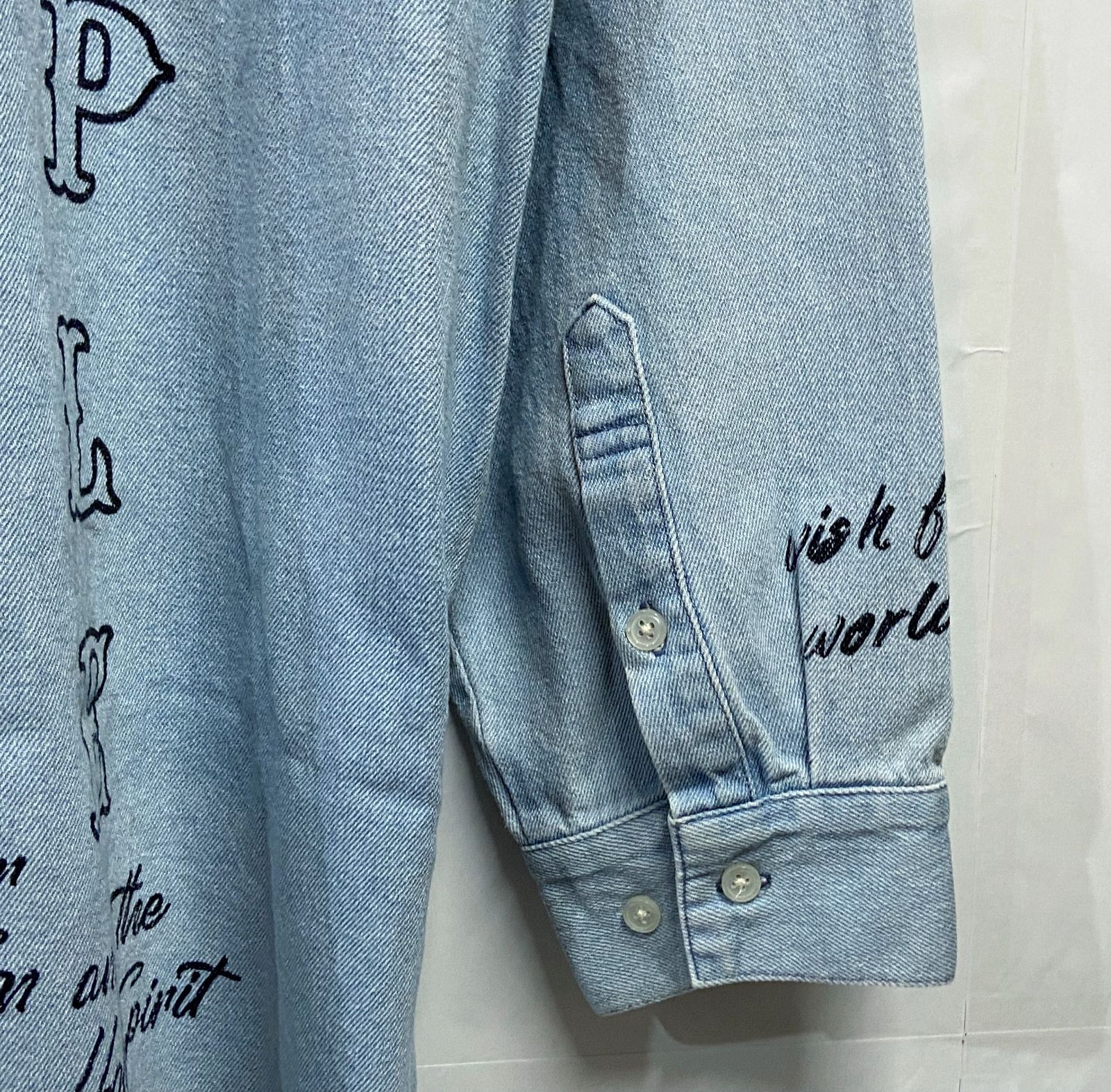 Example｜エグザンプル ビッグシルエット デニムシャツ - メルカリ