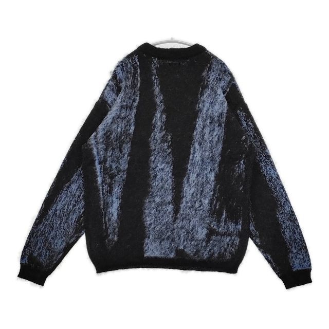【新品】24AW YOKE BRUSHED MOHAIR SWEATER yoke brushed mohair striped cardigan — yoke studio