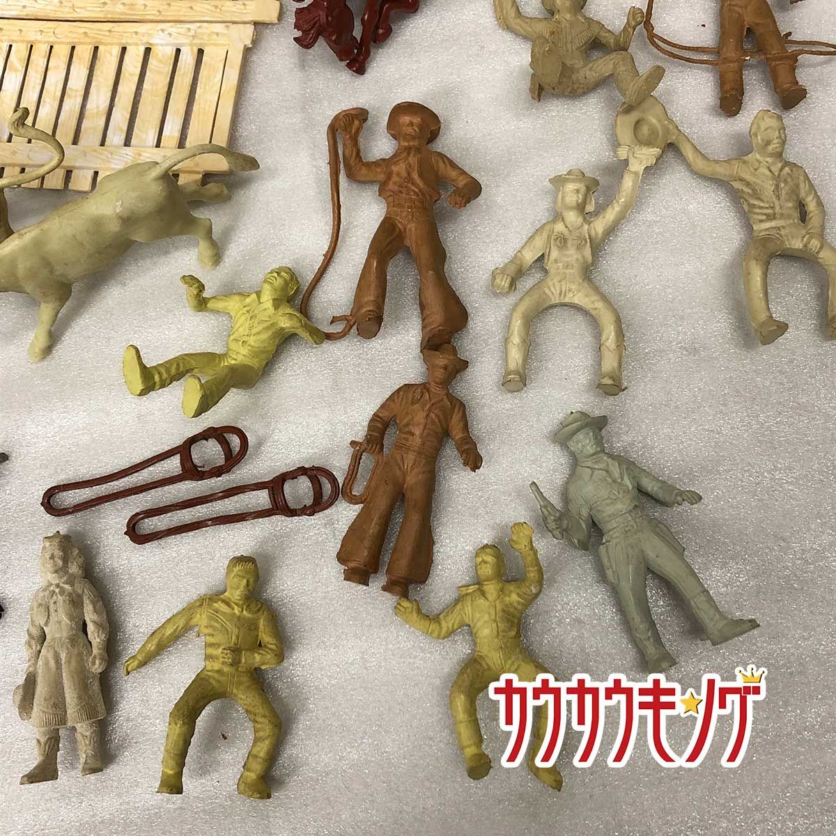 Roy Rogers RODEO Set (1952) medel # 3689 オリジナル USA製 アメリカン トイ デットストック フィギュア 当時物 ヴィンテージ Roy Rogers RODEO Set (1952) medel # 3689 オリジナル USA製