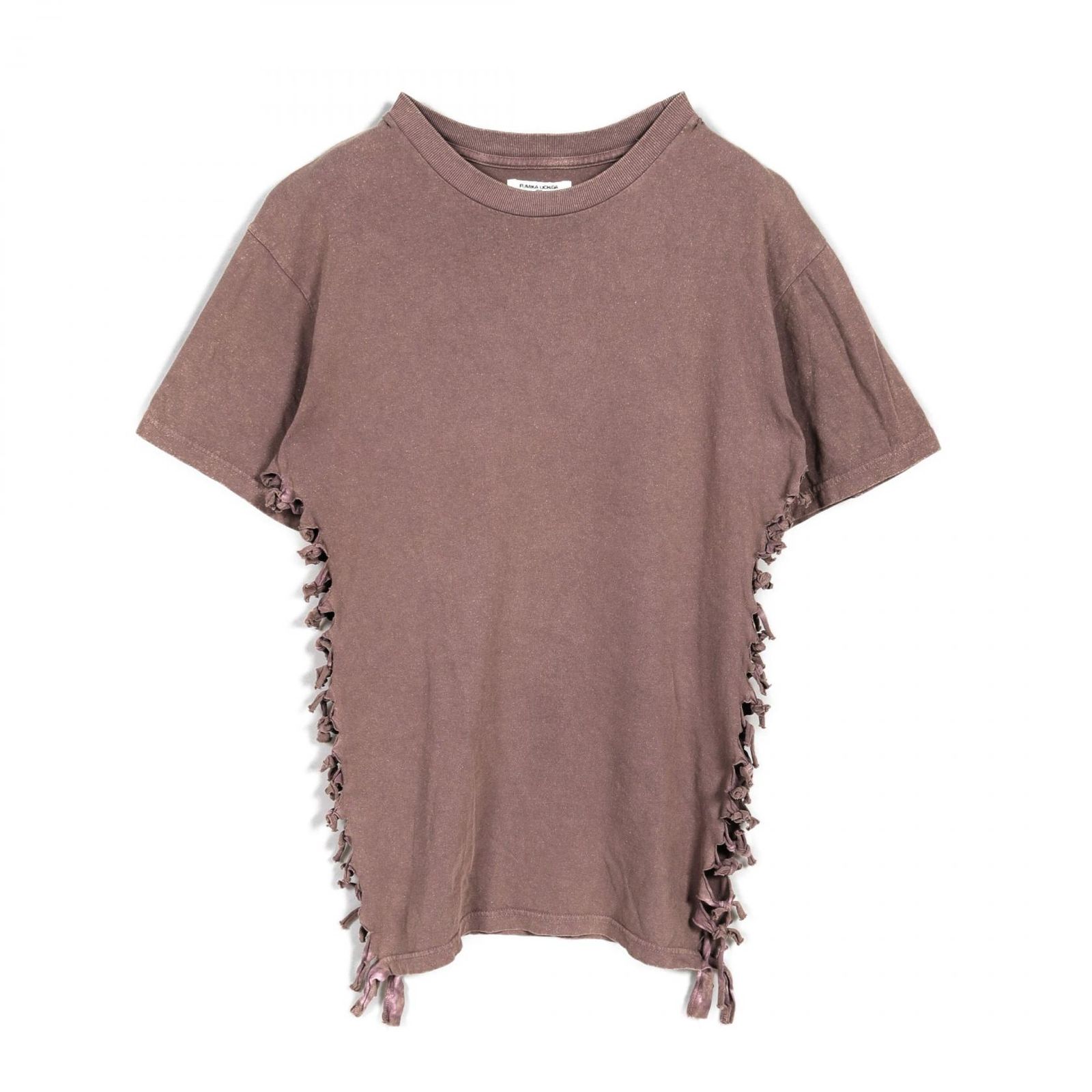 FUMIKA UCHIDA フミカウチダ OVERDYED SIDE SHIRRING TEE カットソー