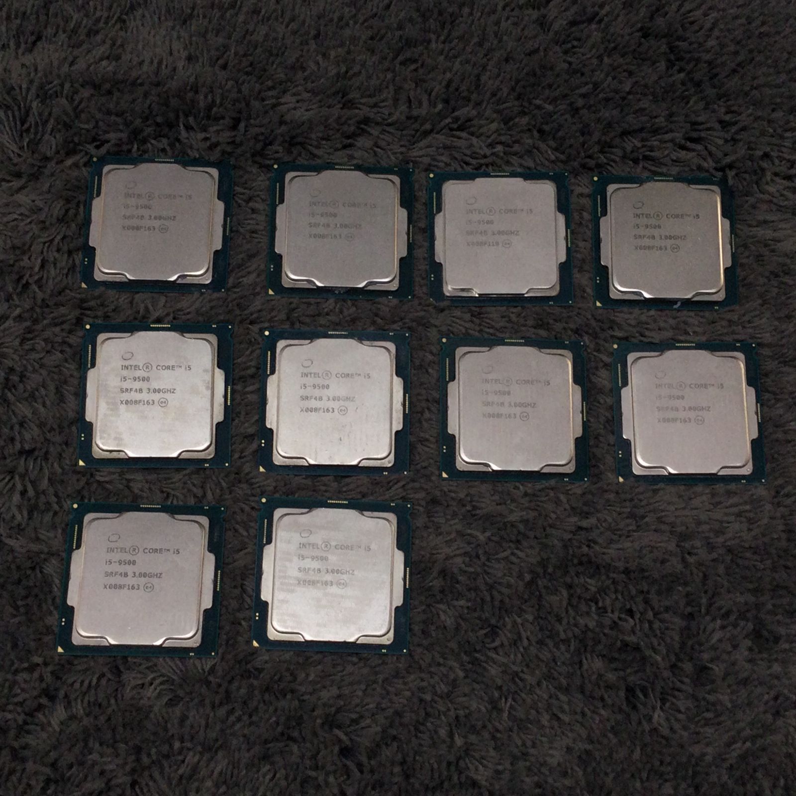 INTEL Core i5-9500 計10枚セット CPUまとめ売り 1000026873328