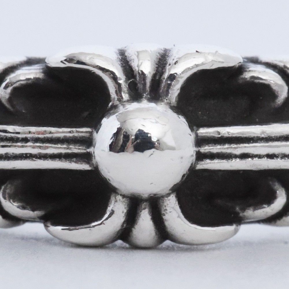 14号 CHROME HEARTS ベビークラシックフローラルクロスリング