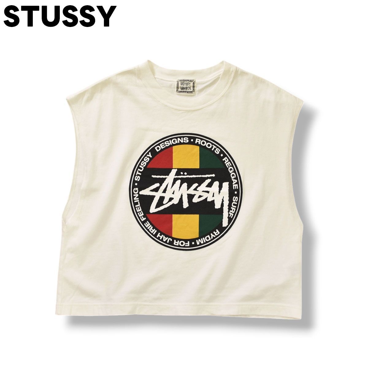 人気】 ステューシー STUSSY ラスタ ロゴプリント ノースリーブ 