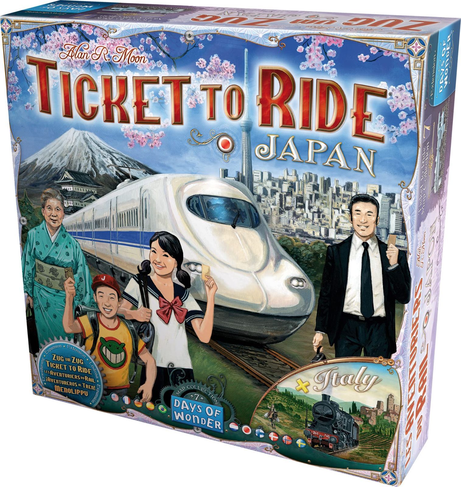 ホビージャパン チケット トゥ ライド拡張 日本 イタリアマップ 多言語版 2-5人用 30-60分 8才以上向け ボードゲーム